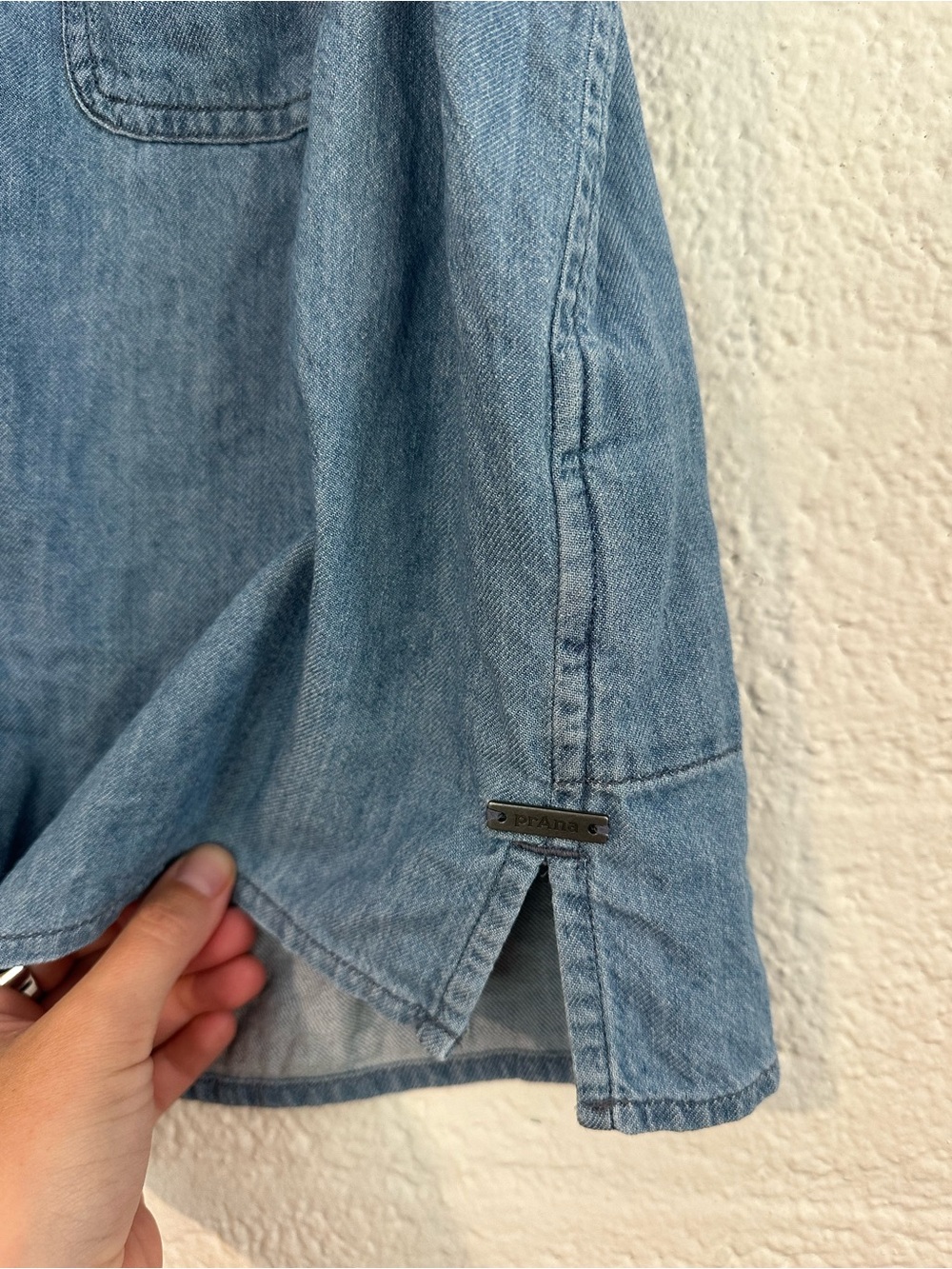 Prana Denim Tank Top - Light Blue - Picture 3 of 5